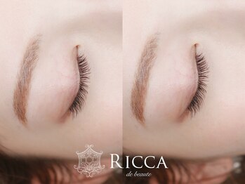 リッカ ドゥ ボーテ 姫路(RICCA de beaute)の写真/◆大人女性に大人気◆目の形に合わせた自然なセパレートまつげ/キープ力・扱いやすいデザイン自慢のサロン