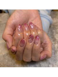 ラメグラデーション
