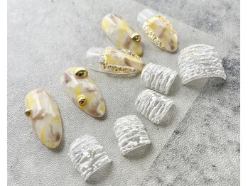 ネイル ブーマー(Nail BOOMER)/フットネイル/ボーダーネイル