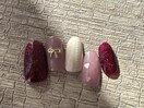 バレンタイン/ニットネイル
