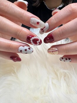 ソアレ(SOARE)/ボルドーネイル