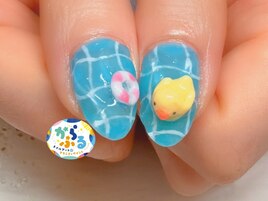 夏のプールネイル☆