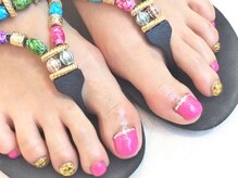 ネイルサロン べルフ(nail salon Verf)/リゾートにも◎ゴージャスネイル