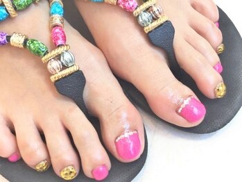 ネイルサロン べルフ(nail salon Verf)/リゾートにも◎ゴージャスネイル