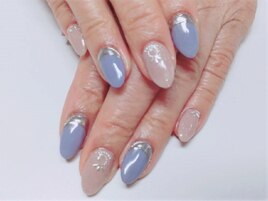 ガラスカラーネイル