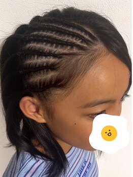 アイデザイナーズ 坂東店/コーンロウ(前頭ハーフ)