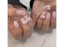 プチリュクス(Petit Luxe)/ribbon nail