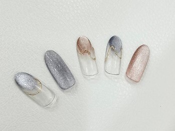 エン(EN.)の写真/明大前3分☆ガラスフレンチ/マグネット☆定額デザイン◎自爪に優しいフィルイン対応◎フットも大人気♪