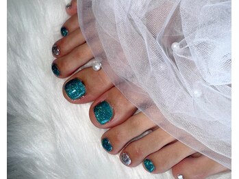 フィール 茂原店(Feel)/footラメワンカラー