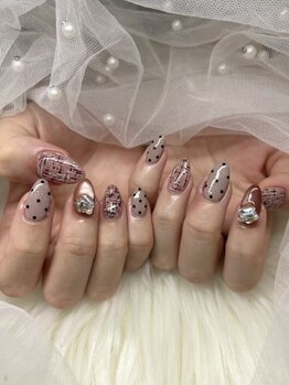 キャンアイドレッシー 静岡駅南口店(Can I Dressy)の写真/【冬の指先に、心ときめくきらめきを】人気No.1のシンプルコースは、冬にぴったりな上品デザインが豊富♪
