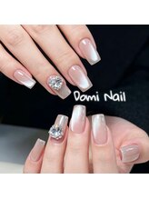 Domi Nail Salon 渋谷店　長さだし/持ち込み/フィルイン/ワンホン/マグネット×パート＊
