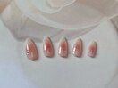 チーク/シンプルネイル/ピンク