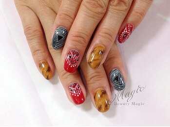 ネイルサロン ビューティーマジック 川口店/ エスニックデザイン
