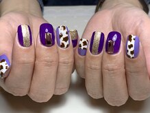 ネイルサロン プール ヴー(Nail Salon Pour Vous)/【オーダー】アニマル柄ネイル