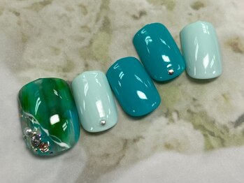 ネイルサロン マハロ(Nail salon MaHaLo)/新規付替オフ込☆フット¥7300