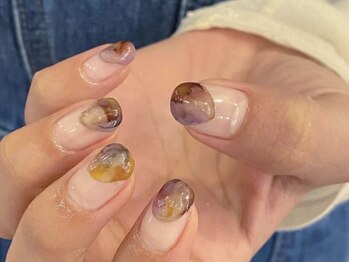アイネイルズ 天神今泉店(I-nails)/【misa.s】ぷくぷくムラネイル