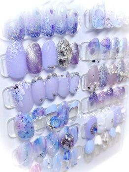 ボガスティーズネイル(Vogusty's nail)/紫陽花☆ 人気デザイン!
