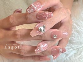 柔らかツイードネイル