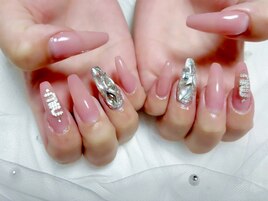 シアーネイル　埋め尽くしネイル