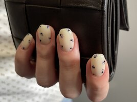 刺繍花nail