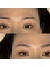 眉アイブロウデザインWAX＋眉毛メイク仕上げ　4900