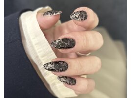 ブラックレースネイル