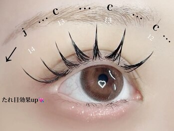 ユディア ネオン(Yudia neon)の写真/≪束感も長持ちも叶える♪≫LED×Wフラットラッシュ¥5,500~ボリュームのある可愛いまつげに◎