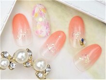 ネイルズガッシュ 蒲田西口店(NAILsGUSH)/＊ふんわりフラワー＊