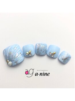 ネイルサロン エーナイン イオン東札幌店/4.フット★夏デザイン 7999円