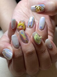 ユニコーンネイル　３D