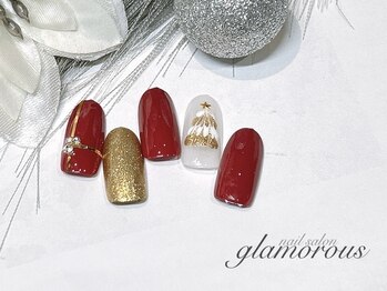 ネイルグラマラス 西新井店/《パラジェル》Xmas Design