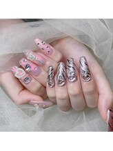 クイーンズビューティーサロン 新宿本店(Queen's beauty salon)/チップ長さ出しアートやり放題