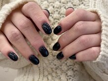 アイネイルズ 天神今泉店(I-nails)/【misato.n】ブラックワンカラー
