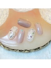 ベリー(berry)/定額¥5500　ボタニカルネイル
