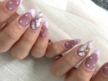 フライデートゥエンティーワン(Friday 21)/ラベンダーカラーフレンチ　5/12