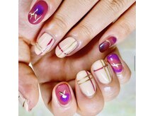 はあとねいる 宇都宮御幸ヶ原店/【季節限定】りんごネイル