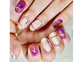 はあとねいる 宇都宮御幸ヶ原店/【季節限定】りんごネイル