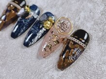 マリネ(marine)/デニム×レオパード