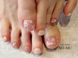 桜フットネイル