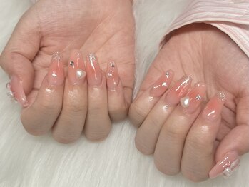 ジェムネイル(gem nail)/ワンホンチークネイル