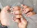 定番のハートアートネイル