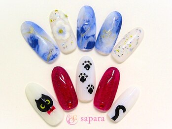 津田沼ネイルサロン サパラ(sapara)/プラチナ定額☆￥6,899　100種☆