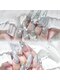 ミニョン(Minyon)の写真/ロングネイルも時短施術でお洒落に輝く♪ チップでの長さだしで美フォルム×ワンホン☆