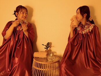 若よもぎ蒸し専門店　Runaの写真/[ペア来店大歓迎！]お友達やご家族と一緒に極上のリラックスタイムを☆上質な空間で心身ともにリフレッシュ