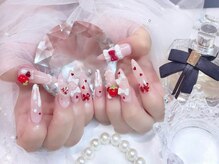 プティネイル 池袋(Puty Nail)/3Dいちごネイル♪ スカルプ