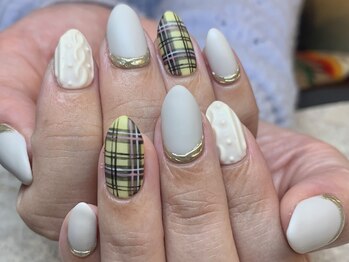 ネイル スタジオ イナンナ(Nail Studio INANNA)/チェック柄♪