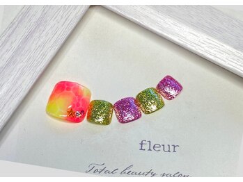 トータル ビューティ サロン フルール(Total Beauty Salon FLEUR)/フットネイルDコース11000円