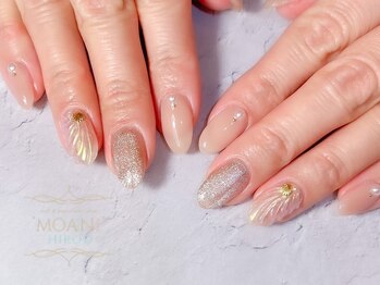 モアニヒロオ 広尾駅前店(MOANI Hiroo)/涼し気マーメイドネイル