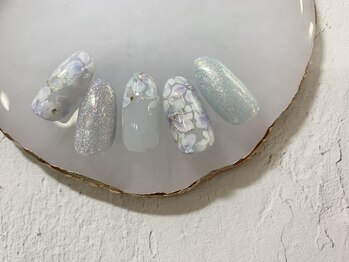 【足立】梅雨ネイル