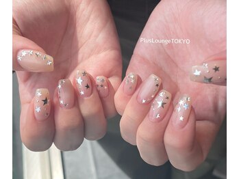 プルースラウンジ トウキョウ(Plus Lounge TOKYO)/星ホロネイル★[パラジェル]
